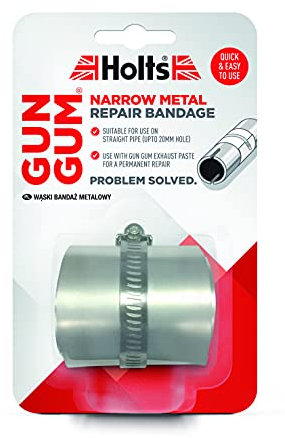 Holts Gun gum Flexiwrap auspuffrohr, Silber