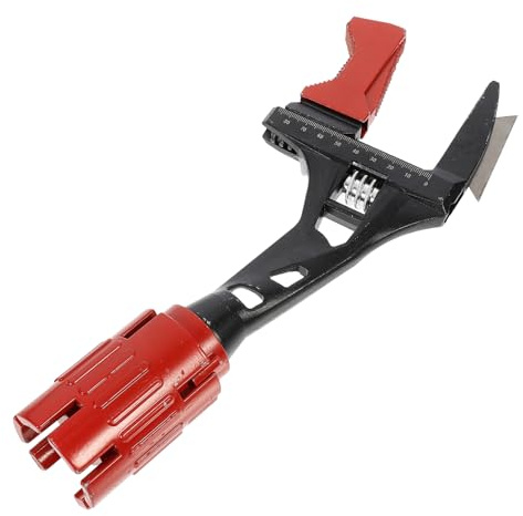 Angoily 1juego Llave De Sifón Ajustable Multiusos Para Baño Herramienta De Instalación Para Grifos y Válvulas Para Mantenimiento De Fontanería Cocinas y Baños