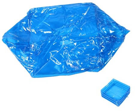 SHERCHPRY Baño De Pies Inflable Portátil Baño De Pies Accesorios Para Piscinas Spa Piscina Para Pileta Para Pediluvio De Piscina Plegable Nadar Inflable Diluvio De Polivinilo Azul