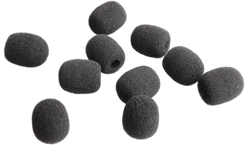 Protector de parabrisas profesional de 100 piezas que cubre el filtro de ruido del micrófono de espuma antiviento para accesorios de auriculares K9