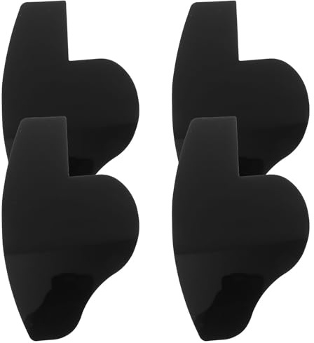 Healvian Carte d'Amélioration Ligne Capillaire pour Hommes, Lot de 4 Cartes Noires en Plastique, Outil de Mise Barbe et Spray Fibres Capillaires, Format Portable pour Coiffure et Salon