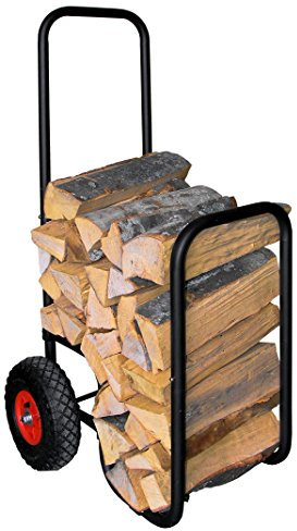 Chariot en bois avec pneus en caoutchouc