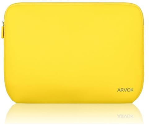 ARVOK 15 15.6 16 Inch Laptop Sleeve Multi-Color Size Choices Case/Water-resistant Neoprene Notebook Computer Pocket Tablet Briefcase Carrying Bag/Pouch Skin Cover For HP/Dell/Lenovo/Asus/Acer