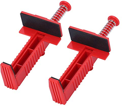 2PCS Brick Liner Runner Drahtschublade Maurerarbeiten Messwerkzeug Nivellierung mit rutschfestem Pad Messwerkzeug für den Hochbau(Red)