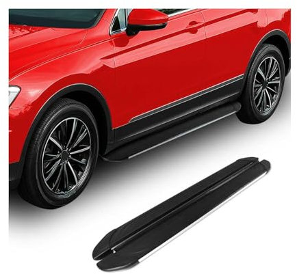 Seitenschweller Trittbretter Schweller für VW Tiguan 2016-2025 Aluminium Silber