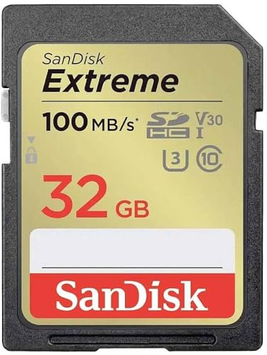 SANDISK - CARDS EXTREME PLUS 32GB SDHC MEMORY CARD 100MB/S 60MB/S UHS-I CLASS