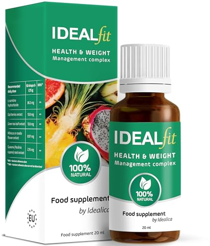 IDEALFIT di Idealica 100% Naturale gocce | L-carnitine | Bacche di goji | 20ml