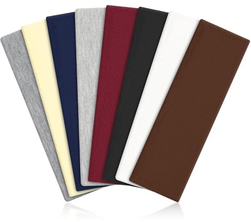 Flintronic 8 Pezzi Fasce sportive, Fasce Elastiche Morbide e Alla Moda per Capelli Donna e Uomo, Antisudore Antiscivolo per Sport, Yoga, Corsa, Multicolore