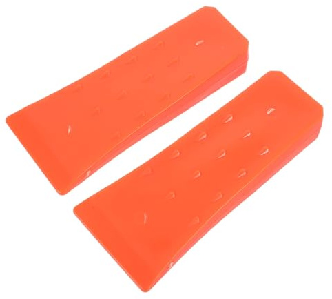 Hemobllo Coins D'abattage à Pointes en Plastique 20 Cm pour Tronçonneuse, Accessoires De Coupe pour Abattage D'arbres en Jardin Et Forêt, Lot De 2 Cales Résistantes pour Travail du Bois Sécurisé