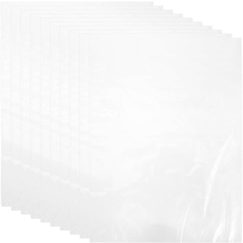 FOMIYES Sachets Thermorétractables en PVC Transparents 25 X 18 CM Lot de 100 Pièces Film Rétractable D’Emballage Polyvalent pour Protection et Conservation D’Objets Artisanaux et