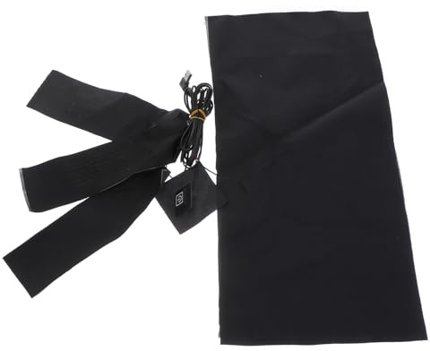 OUNONA Termoforo Elettrico per Abbigliamento Tappetino Riscaldato Elettrico in Carbonio Regolazione Calore a 3 Livelli, Ricaricabile USB, Comodo Indossabile per Inverno