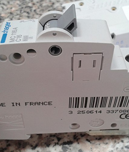 Lot de 5 Hager MCB MC 116 A C16 6000