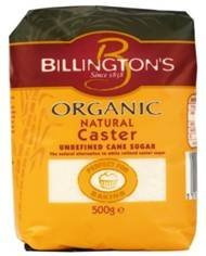 Billingtons Org Golden Caster Sugar 500g by Billingtons