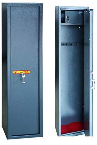 Armoire fusils 3 places à fusils blindé en acier avec rangements utilia