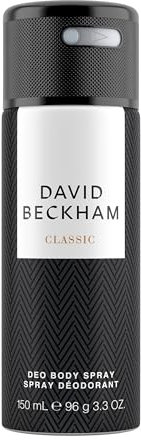 David Beckham Classic Gents Deodorant Anti-Perspirant Body Spray for Men, 150 ml 3 Pack