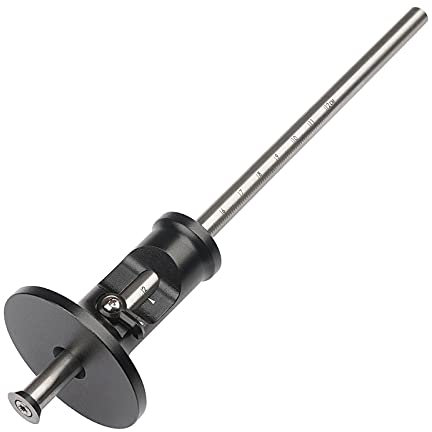 Betos Wheel Marking Gauge Pro, Wood Marking Gauge Woodworking Marking Tool Bearing Wheel Cutter for Soft Wood European Scribe Mortise Scribing Gauge Marking Gauge for Carpenter, Black