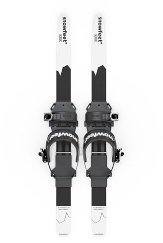 Snowfeet Nordic | Cross-Country Skate Skis | 90 cm (Winter Shoes Bindings)