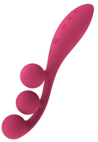 Satisfyer Tri Ball 1, 20,5 cm, vibromasseur à poser, 3 moteurs