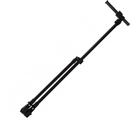 MIKADO Feederablage 110-180cm teleskopierbar für 25-36mm Beine, Aluminium, Kunststoff, Schwarz, Feederarm, Fischen, 110-180 cm