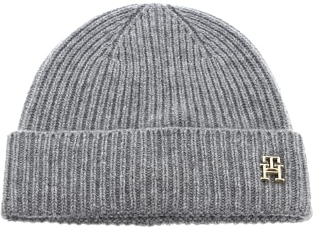 TOMMY HILFIGER Cashmere Chic Beanie Medium Grey Heather