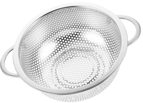 Milisten Pcs Fruit and Vegetable Basket Drain Basket Sink Hanging Storage Stainless Steel Easy to Use Cm