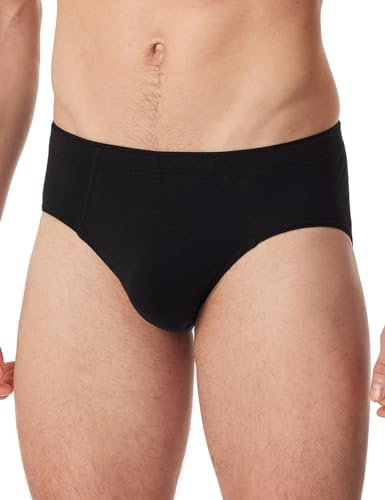 Schiesser Herren Minislip-Premium Cotton Slip, schwarz_180206, 7