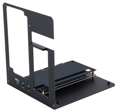 GOLDSOUN External GPU Enclosure Dock Compatible with Thunderbolt 3/4, eGPU Dock for Laptops and Gaming Handhelds,External Graphics Card Dock Compatible with NVIDIA/AMD PCIe (External GPU Enclosure)
