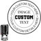 Firmenstempel Mit Logo und Text Stempel Personalisiert Rund Stempel Personalisiert Mit Logo
