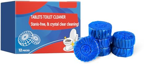 Pastiglie Detergenti per WC EffervescentiToilette Blu per la Pulizia,Alta Concentrazione,Rimozione Profonda Dello Sporco,Duratura