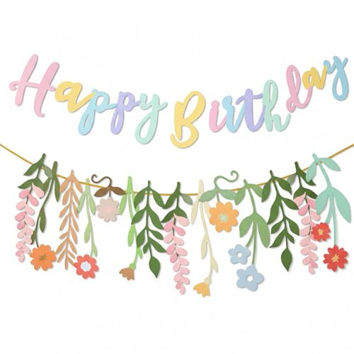 2 Pezzi Festoni Compleanno Include Cordino Per Appenderla Striscione Buon Compleanno Ghirlanda Striscione Resistente Allo Sbiadimento Per Feste Di Compleanno, Anniversari, Matrimoni, Baby Shower