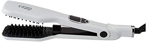 ID Italian Design | Brosse Lisseur Professionelle de Couleur Blanche - 80W