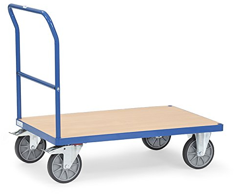 Plattformwagen 1200x800 mm mit 1 Schiebebügel Tragkraft 600 kg+