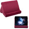 Mcbazel Tablet Pillow Stand for IPad Cushion Stand, Soft Multi-Angle Phone Pillow Lap Holder for Tablet/iPad/E-Reader - Dark Wine Red