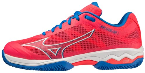 Mizuno Wave Exceed Light Padel, Scarpe Donna, DrivenPink/Wht/PeaceBlue, 38 EU, Drivenpink Wht Peaceblue, 38 EU