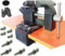 MYTEC 2-in-1-Werkbank-Schraubstock, verbesserter Mehrzweck-Tischschraubstock, universell drehbar um 270 °, Klemmbarer Schraubstock, 11,4 cm, Schwarz