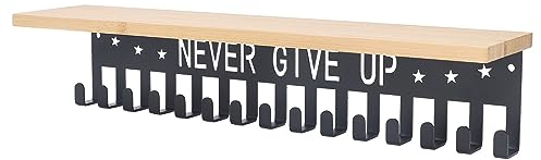PenRux Trophäen- und Medaillenregal, Medaillenaufhänger und Trophäenregal mit Haken, an der Wand Montierter Medaillenregal, Trophäenregal für Medaillen, Auszeichnungsständer