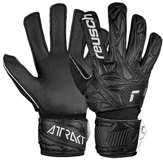 Reusch Attrakt Resist Junior Torwarthandschuhe für Kinder optimal für Hartplatz oder Kunstrasen