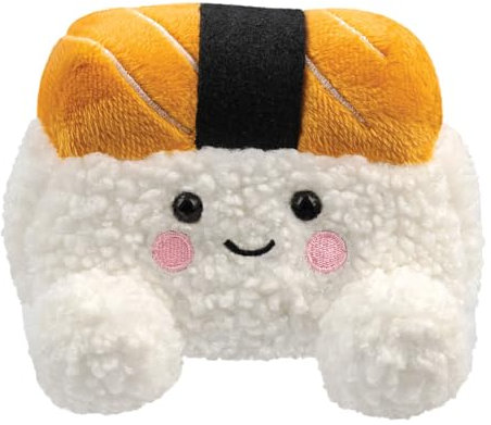 Aurora, 61595, Palm Pals Suhiro Salmon Sushi 5In, Soft Toy, White & Orange