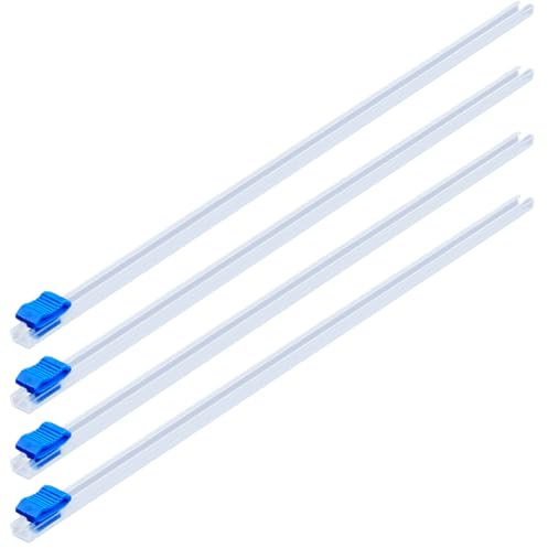 CRASPIRE 12 Inch Plastic Wrap Slide Cutter Self-Adhesive Reusable Cling Film Dispenser Sliding Cutters Replacement Two Way Sliding for Home Kitchen Food Wraps Parchment Wax Paper Aluminum Foil Films