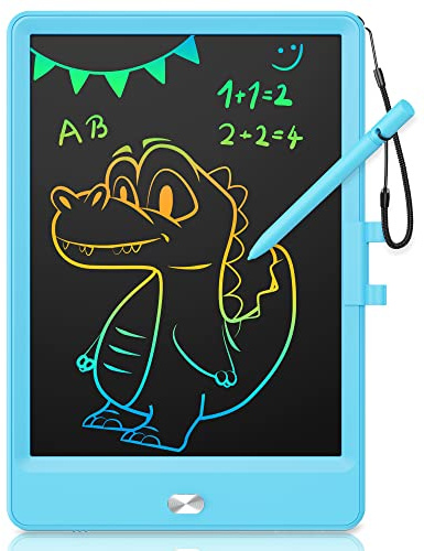 KOKODI Pizarra Mágica LCD de 8,5 Pulgadas – Brillante y Colorida, Juguetes Reutilizables para Niños a Partir de 3 Años, Ideal como Regalo de Cumpleaños y Pascua para Niñas y Niños (Blau)