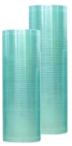 UHEKC Tole Ondulée pour Toiture Polycarbonate Transparent, Plaque Polycarbonate pour Serre Jardin Toiture Cabane de Jardin, Panneau Construction(1x10m)