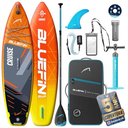 Bluefin Cruise 10'8 aufblasbares Paddleboard | (Orange Sunset)