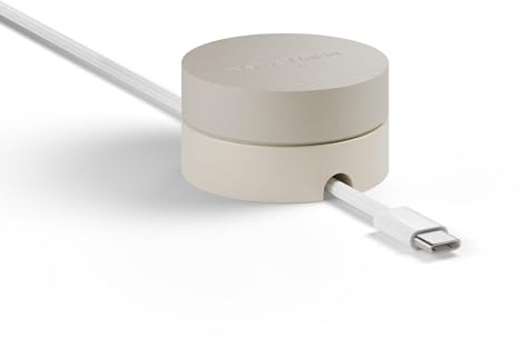 Native Union Weighighter, kabelvikt/hållare, skrivbordstillbehör för arbetsplats eller nattduksbord, halkfri kabelorganisatör, metall- och silikondesign, för alla kablar, inklusive USB-C och Lightning