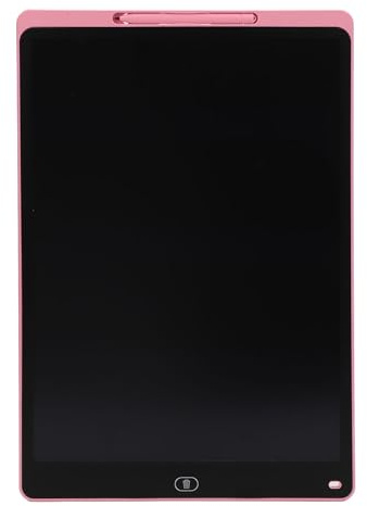 HUSHUI Tavoletta Grafica LCD da 20 Pollici per Bambini, Lavagna Elettronica Cancellabile con Schermo Sensibile Alla Pressione, Slot per Penna e Funzione di Blocco, per Disegnare, (Rosa)