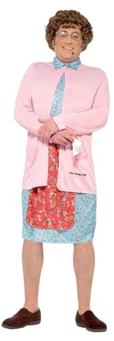 Mrs Brown Padded Costume, Pink (M)