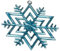 Schnabel-Zinn Stern Weihnachtsanhänger farbig, blau