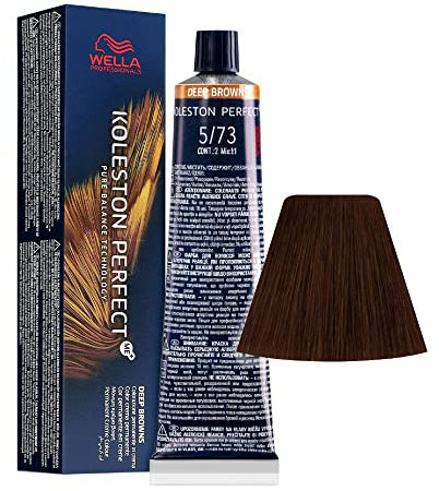 Wella Koleston Perfect Me+ Deep Browns 5/73 Castano Chiaro Sabbia Dorato 60ml
