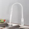 Grifo de Cocina para Lavabo, Grifo mezclador de Baño, Grifo de Cocina, con Dos Funciones de Pulverización, Giratorio 360°, con Ducha Extensible, para Baño Cocina,Blanco