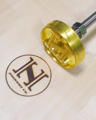 Brandeisen für Holzarbeiter, individueller Holzbrennstempel, Brandeisen für Holz, Leder, Kunststoff, Lebensmittel, Fleisch (2,54 cm)