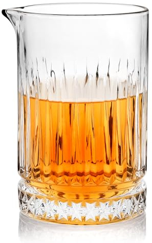 Paysky Cocktail Mixing Glass - Premium 18.5oz - Solid, Stable, Sturdy Hand Blown Crystal - Professional Quality Barware - Gift for Wedding, Anniversary, Birthday, Father's Day
